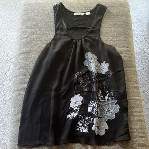 Derek Heart Black and gray sleeveless top size M